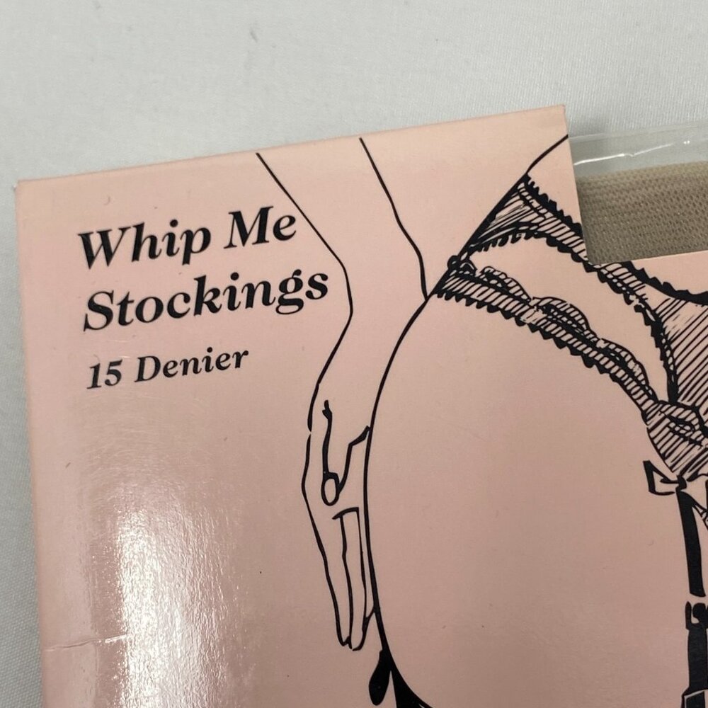 Agent Provocateur Whip Me Flesh Black Stockings 1 New - Picture 7 of 11
